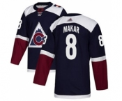 Men's Avalanche #8 Cale Makar Navy Alternate Authentic Stitched Hockey Jersey