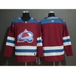 Men's Avalanche Blank Red Stitched Hockey Hockey Jersey