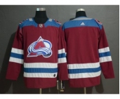 Men's Avalanche Blank Red Stitched Hockey Hockey Jersey