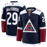 Men's Colorado Avalanche #29 Nathan MacKinnon Navy 2024-25 Alternate Stitched Jersey