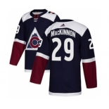 Men's Colorado Avalanche #29 Nathan MacKinnon Navy Alternate Stitched Hockey Jersey