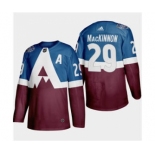 Men's Colorado Avalanche #29 Nathan Mackinnon 2020 Stadium Series Burgundy Stitched Hockey Jersey