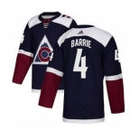 Men's Colorado Avalanche #4 Tyson Barrie Navy Alternate Stitched Hockey Jersey