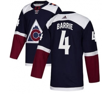 Men's Colorado Avalanche #4 Tyson Barrie Navy Alternate Stitched Hockey Jersey