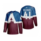 Men's Colorado Avalanche #41 Pierre-Edouard Bellemare 2020 Stadium Series Burgundy Stitched Hockey Jersey