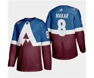 Men's Colorado Avalanche #8 Cale Makar 2020 Stadium Series Burgundy Stitched Hockey Jersey