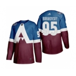 Men's Colorado Avalanche #95 Andre Burakovsky 2020 Stadium Series Burgundy Stitched Hockey Jersey