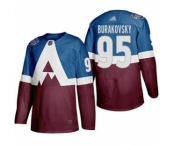 Men's Colorado Avalanche #95 Andre Burakovsky 2020 Stadium Series Burgundy Stitched Hockey Jersey