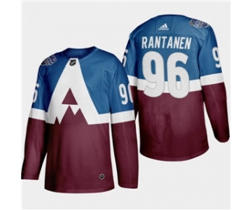 Men's Colorado Avalanche #96 Mikko Rantanen 2020 Stadium Series Burgundy Stitched Hockey Jersey