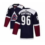 Men's Colorado Avalanche #96 Mikko Rantanen Navy Alternate Stitched Hockey Jersey