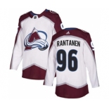 Men's Colorado Avalanche #96 Mikko Rantanen White Road Stitched Hockey Jersey