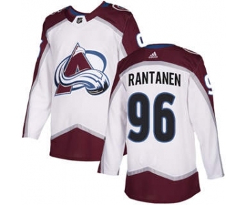 Men's Colorado Avalanche #96 Mikko Rantanen White Road Stitched Hockey Jersey