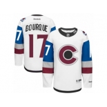 Men's Reebok Colorado Avalanche #17 Rene Bourque Authentic White 2016 Stadium Series NHL Jersey