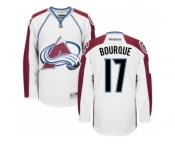 Men's Reebok Colorado Avalanche #17 Rene Bourque Authentic White Away NHL Jersey