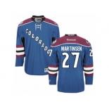 Men's Reebok Colorado Avalanche #27 Andreas Martinsen Authentic Blue Third NHL Jersey