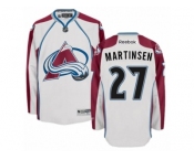 Men's Reebok Colorado Avalanche #27 Andreas Martinsen Authentic White Away NHL Jersey