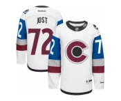 Men's Reebok Colorado Avalanche #72 Tyson Jost Authentic White 2016 Stadium Series NHL Jersey