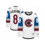 Men's Reebok Colorado Avalanche #8 Joe Colborne Authentic White 2016 Stadium Series NHL Jersey