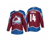 Men's adidas Colorado Avalanche #14 Blake Comeau 2017-2018 Season Home Jersey