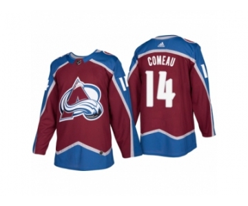 Men's adidas Colorado Avalanche #14 Blake Comeau 2017-2018 Season Home Jersey