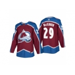 Men's adidas Colorado Avalanche #29 Nathan MacKinnon 2017-2018 Season Home Jersey