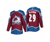 Men's adidas Colorado Avalanche #29 Nathan MacKinnon 2017-2018 Season Home Jersey