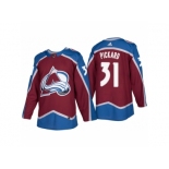 Men's adidas Colorado Avalanche #31 Calvin Pickard 2017-2018 Season Home Jersey