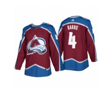 Men's adidas Colorado Avalanche #4 Tyson Barrie 2017-2018 Season Home Jersey