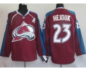 nhl colorado avalanche #23 hejduk (red blue)