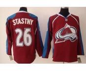 nhl colorado avalanche #26 stasny (red blue)