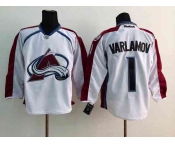 nhl jerseys colorado avalanche #1 varlamov white