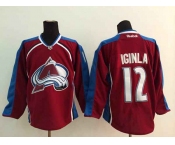 nhl jerseys colorado avalanche #12 iginla red