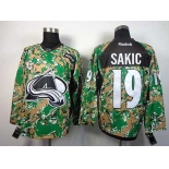 nhl jerseys colorado avalanche #19 sakic camo[patch C]