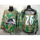 nhl jerseys colorado avalanche #26 stastny camo[patch A]