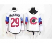 nhl jerseys colorado avalanche #29 mackinnon white[2015 new]