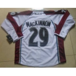 nhl jerseys colorado avalanche #29 mackinnon white