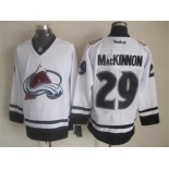 nhl jerseys colorado avalanche #29 nathan mackinnon white-black