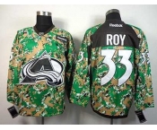 nhl jerseys colorado avalanche #33 roy camo