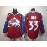 nhl jerseys colorado avalanche #33 roy red-blue