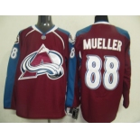 nhl jerseys colorado avalanche #88 mueller (red blue)