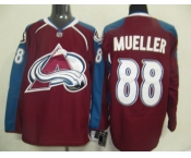 nhl jerseys colorado avalanche #88 mueller (red blue)