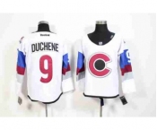 nhl jerseys colorado avalanche #9 duchene white[2015 new]