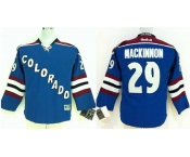 youth nhl jerseys colorado avalanche #29 mackinnon lt.blue