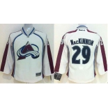 youth nhl jerseys colorado avalanche #29 mackinnon white