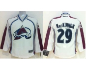 youth nhl jerseys colorado avalanche #29 mackinnon white