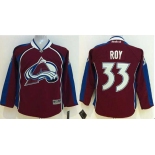 youth nhl jerseys colorado avalanche #33 roy red