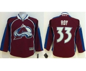 youth nhl jerseys colorado avalanche #33 roy red