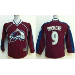 youth nhl jerseys colorado avalanche #9 duchene red