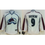 youth nhl jerseys colorado avalanche #9 duchene white