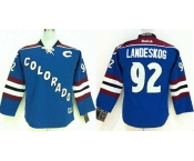 youth nhl jerseys colorado avalanche #92 landeskog lt.blue